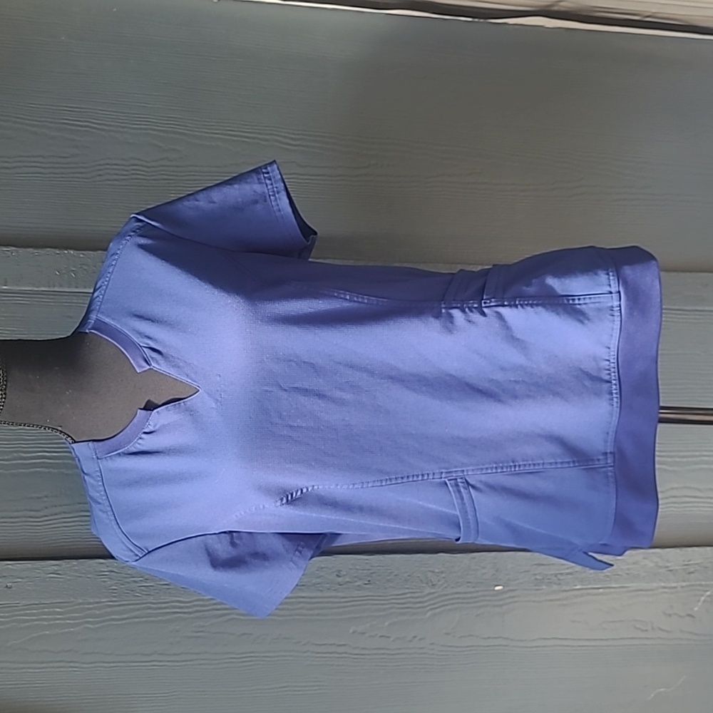 Heartsoul navy scrub top. Size large